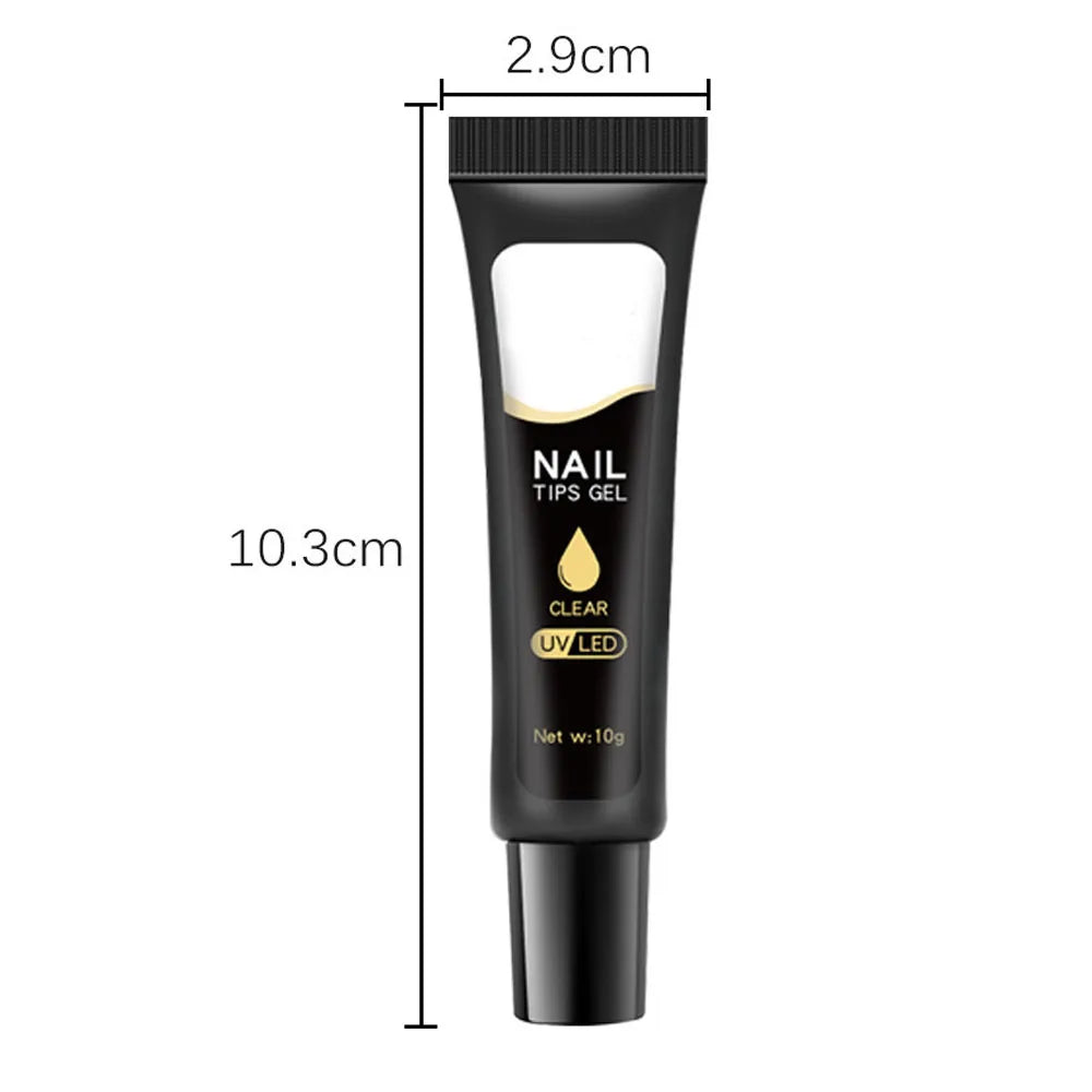 Dawndesslo Nail Glue UV LED Stark - 10g Tube Nagelkleber