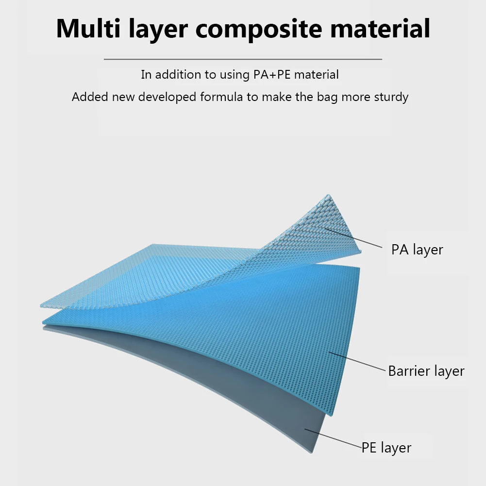 VakuumPro 6er Ventilbeutel - 6 Stk 80x60cm Platzsparend