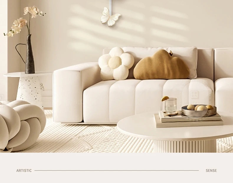 Cream Style Living Room Decoration with LED Light Wall Clock New Home Decor Creative Swinging Clock