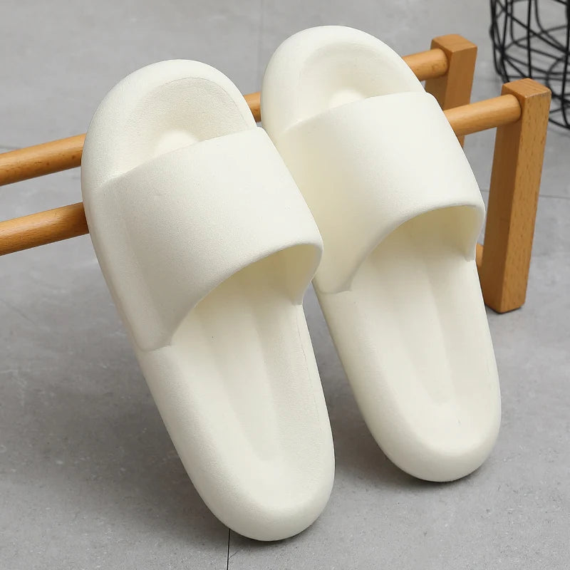 New Soft EVA Slippers Couples Home Slipper Outdoor Beach Summer Sandals Bath Men Flip Flops Non-Slip Women Thick Sole Shoes