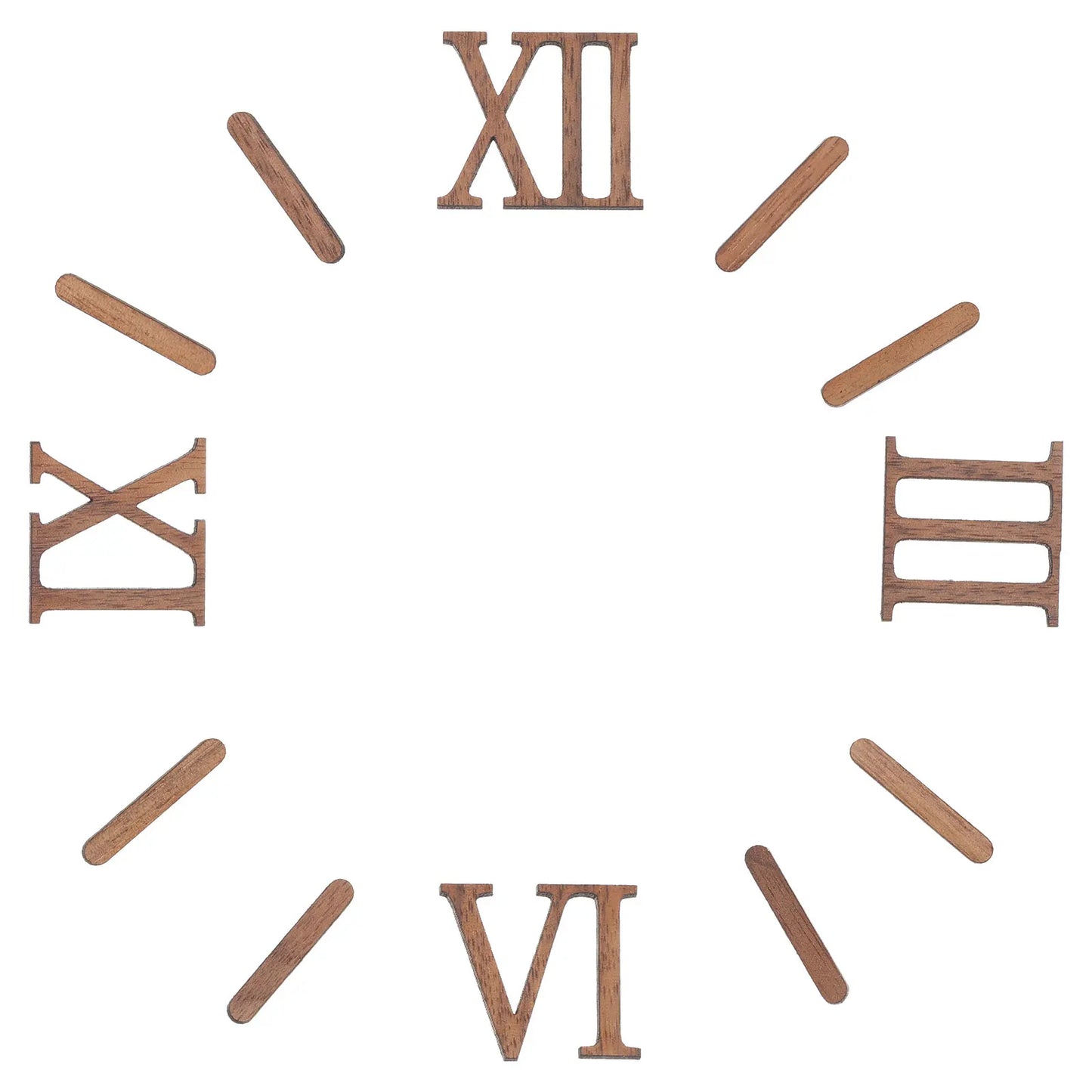 Wooden Wall Clock DIY Numerals Clock Numerals Kit Replacement Clock Numerals Digital Wall Clockss reloj pared mecanisme horloge