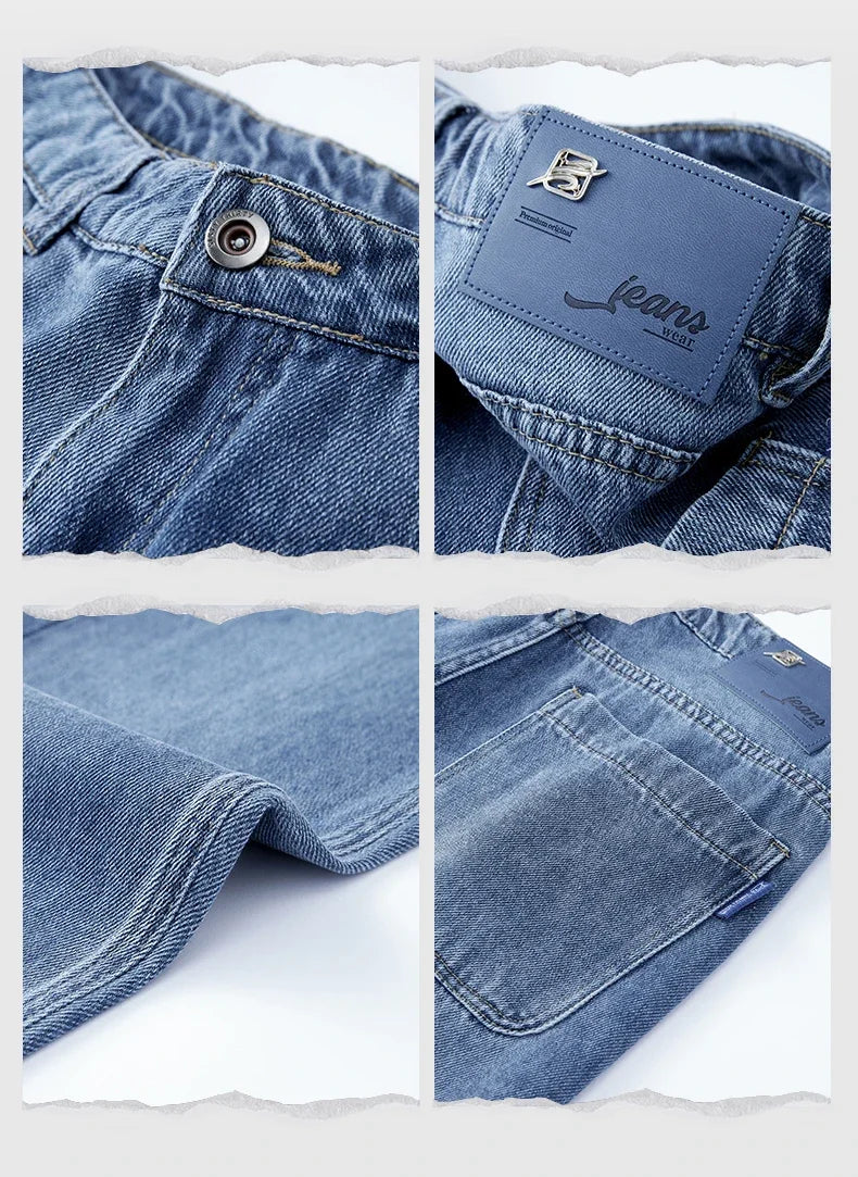 Guangdong Jeans Lockere Passform - 100% Baumwolle Weit
