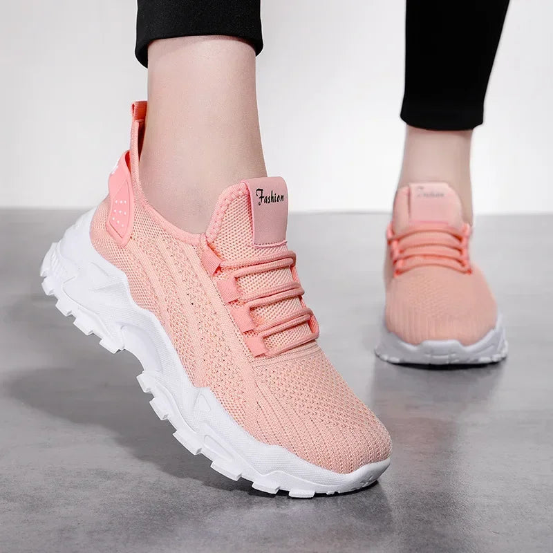 Damen-Sneaker 2025: Rollstep Women's Chunky Sneakers Lightweight Soft - Fashion Walking Shoes Breathable Tennis Sport Gym Workout Collection