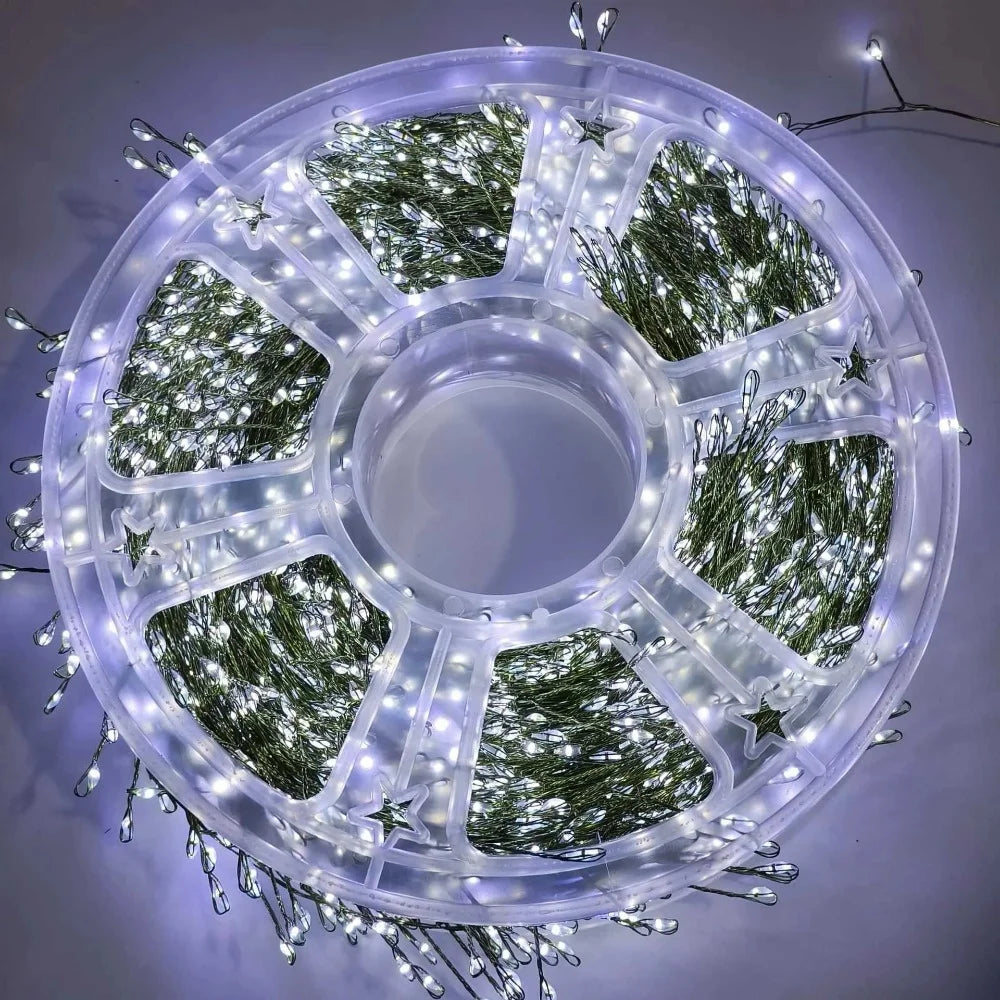 TreeGlow Kupferdraht LED Lichterkette - Länge 30 m 50 m 75 m 220 V