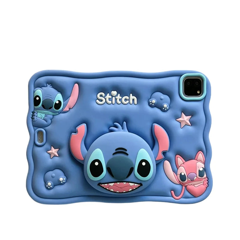 Stich 3D Cartoon Silikon - iPad 10,2/10,9 Zoll, stoßfest