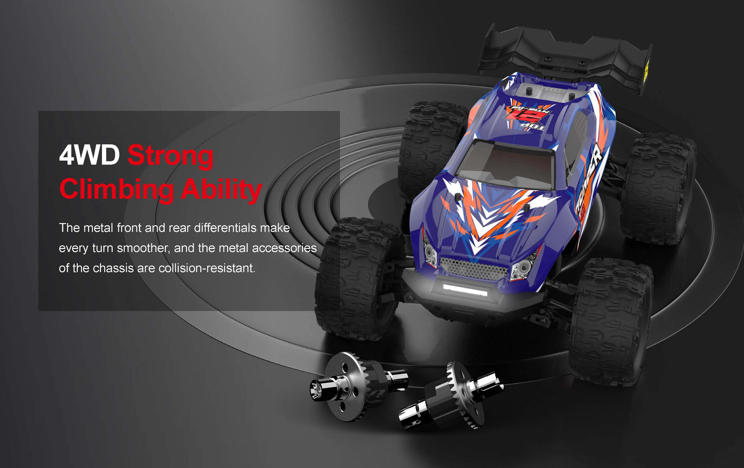 RC-Rennwagen 2025: Teeggi 1:14 High Speed Rc Off-road Car 4WD 100KM/H - Brushless Motor 3S Remote Control Drift Racing Cars Toys For Childrens Gift Collection