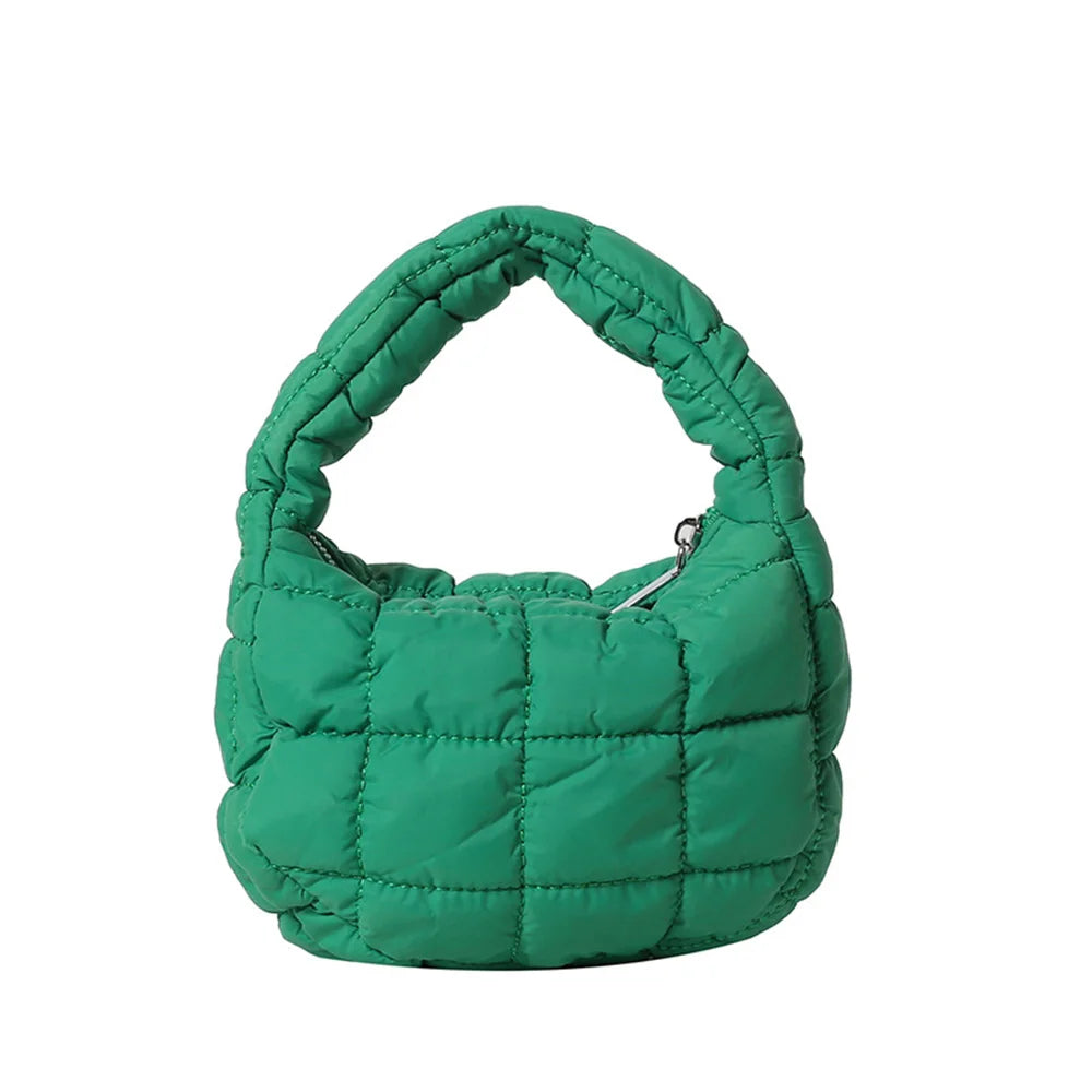 Quilted Padded Crossbody Bag for Women Pleated Bubbles Cloud Shoulder Bags Large Tote Bucket Designer Bag Ruched Handbags 2024