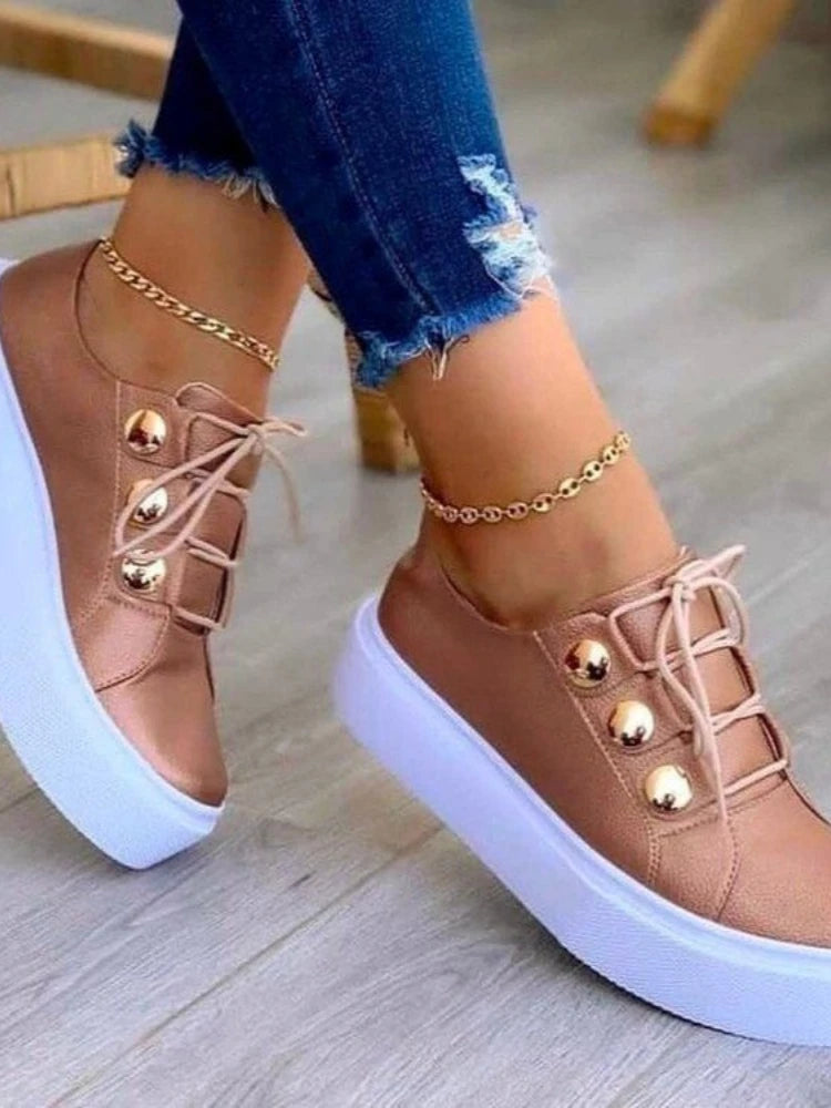 Women's Sports Sneakers Platform Shoes Fashion Wedges Female Tennis Casual Lace Up Running Ladies Footwear 2023 Zapatillas Mujer