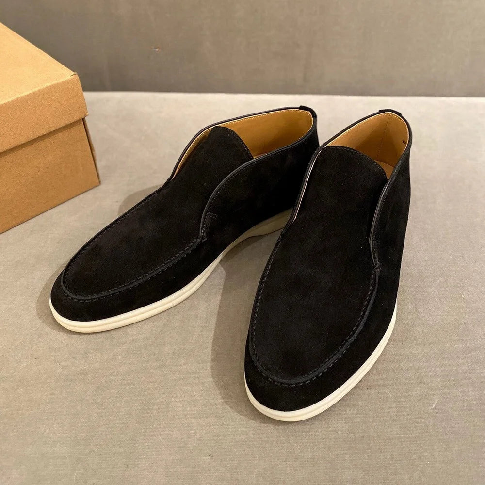 New Rock Flache Stiefelette Ohne Naht - Größe EU 36 37 38, Innenfutter Pigskin, Obermaterial Gummi