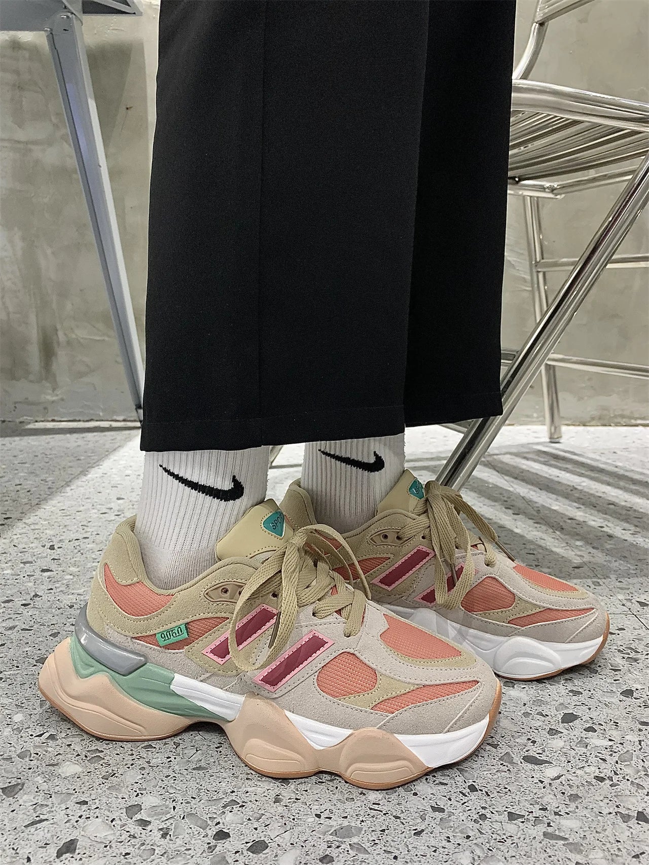 Women Sneakers 2023 Plus Size 41 42 Brand Design Women's Vulcanized Shoes Pink Girls Sports Shoes Fashion Chunky Sneakers Female