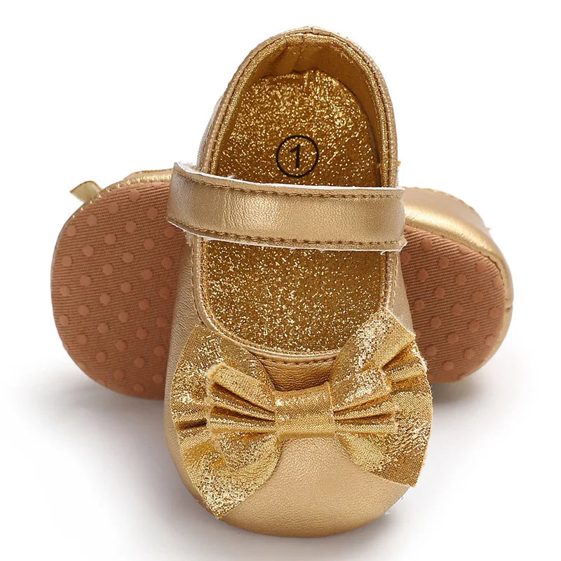 BabyStep Lauflernschuh Schleife - Weiche Sohle 10 Cm