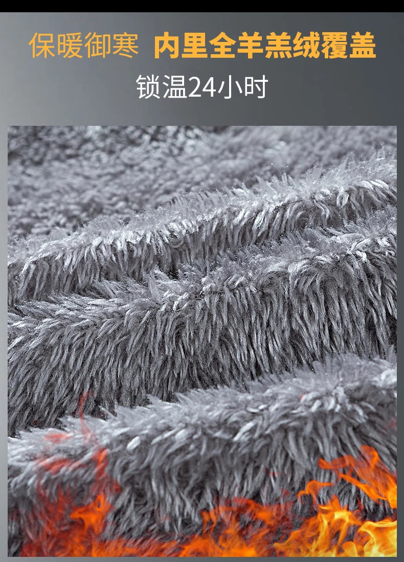 MAINKULCN Gepolsterte Kapuzenweste - Reißverschluss, Fleece-Fütterung, Größe 9XL 10XL