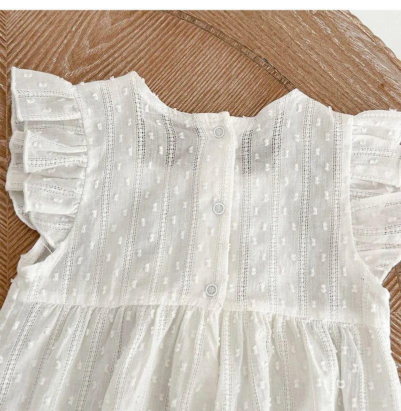 Bratyeessi Jumpsuit Spitze - Baumwolle 0-12M Rüschen