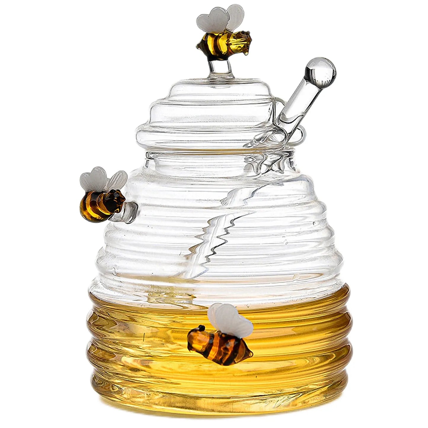 Choice Honigglas Rührstab Transparent - 300ml Haltbar
