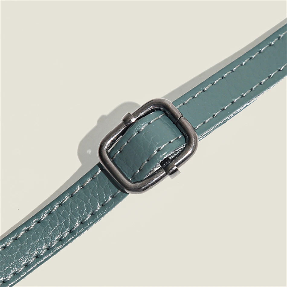 Echtes Leder Tasche 2025 - Luxus Frauen Crossbody Tasche Frau Weiblich - Einfarbig Clutch Handy Taschen Schulter Tasche Messenger Tasche