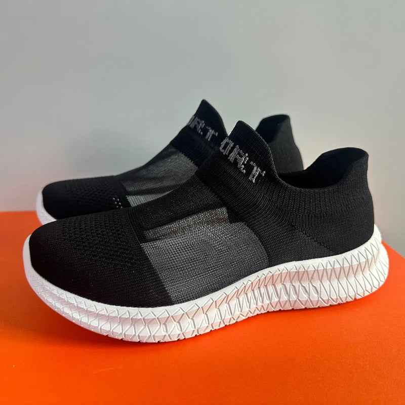 New Outdoor Summer Sneakers Female Walking Jogging Trainers Hollow White Sport Shoes Woman Air Cushion Running Shoes for Women