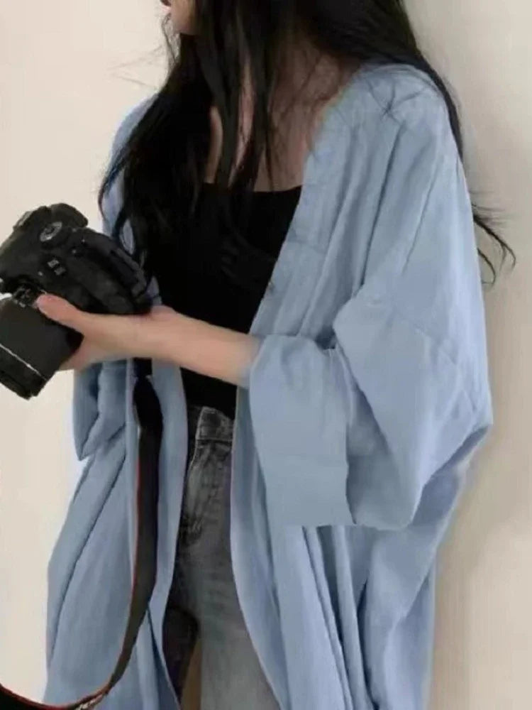 KStyle Strickjacke Sonnenschutz - Dünn Atmungsaktiv L