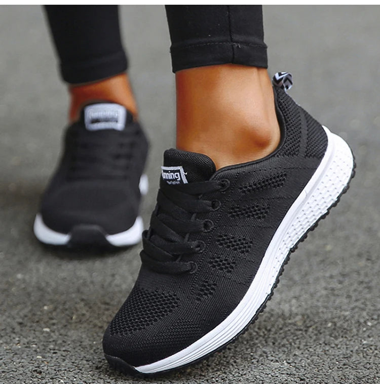 Women's Sneaker Fashion 2025 New Breathable Shoes Women Vulcanized Sneaker Woman Lace Up Tenis Feminino Sneakers For Women