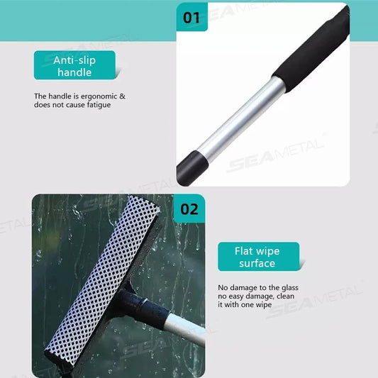 SEAMETAL T-Wischer Fensterreiniger Spiegel - 48×20×6 cm