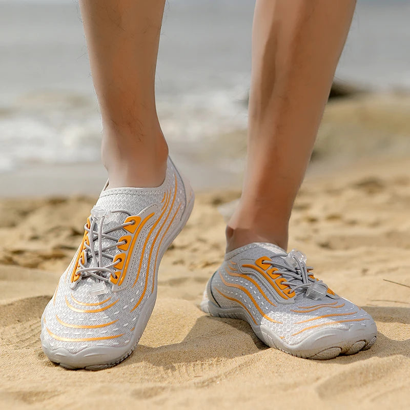 Shoes for Men Barefoot Shoes Upstream Breathable Beach Shoes Sport Shoe Quick Dry River Sea Aqua Sneakers Slip-resistant shoes