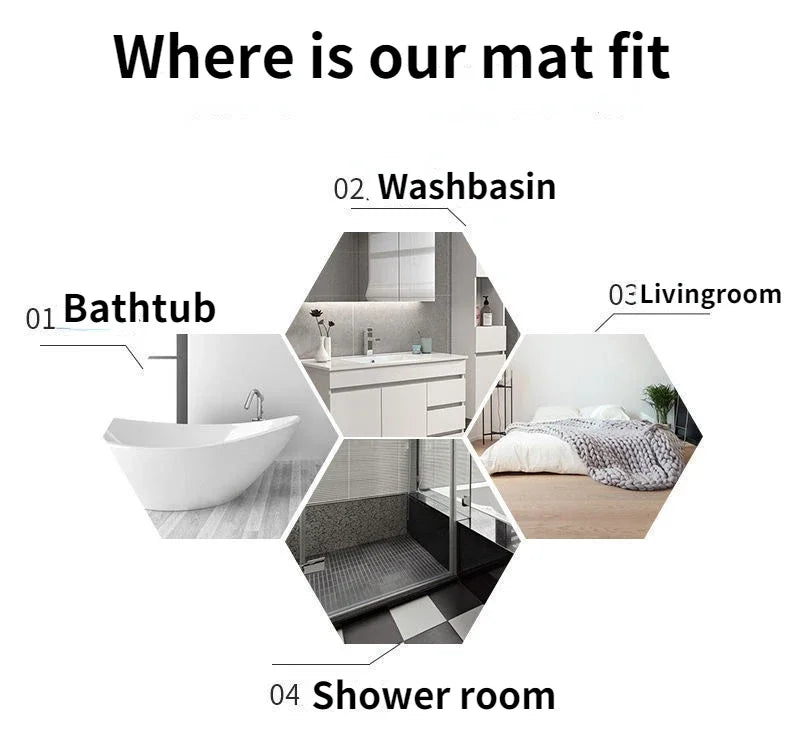 Bath Mats Cartoon Non-slip Absorbent Bathtub Embossed Kawaii Rug Shower Room Chenille Anti-slip Floor Mat Doormat Thickening New