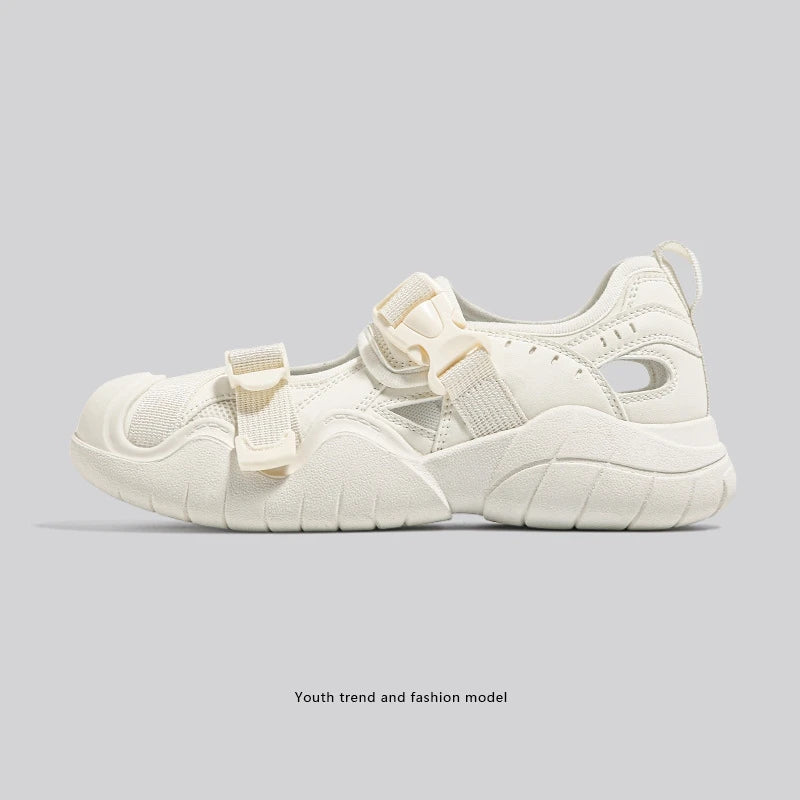 Vintage Clunky Sneaker breathable Shoes for Women Casual Hollow Out Sneakers Fashion shoe Sports