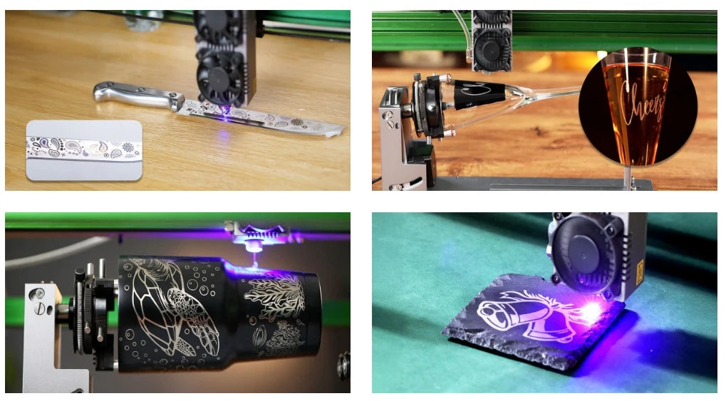 Lasergravur-Maschine 2025: NEJE Max 4 V2 Pro Laser Engraver 1000mm/s High Speed - 254DPI Precision Motorized Z-Axis Wood Acrylic Leather Collection