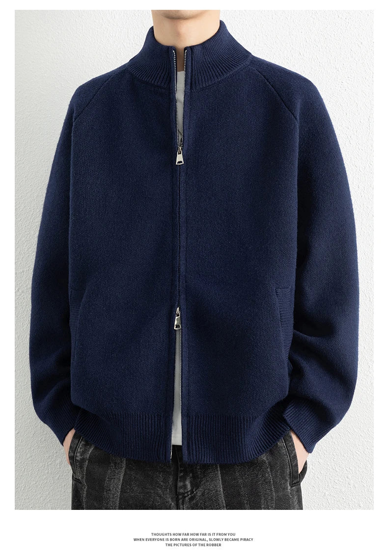 Choice M6001 Strickcardigan Stehkragen - Größe M, Polyamid