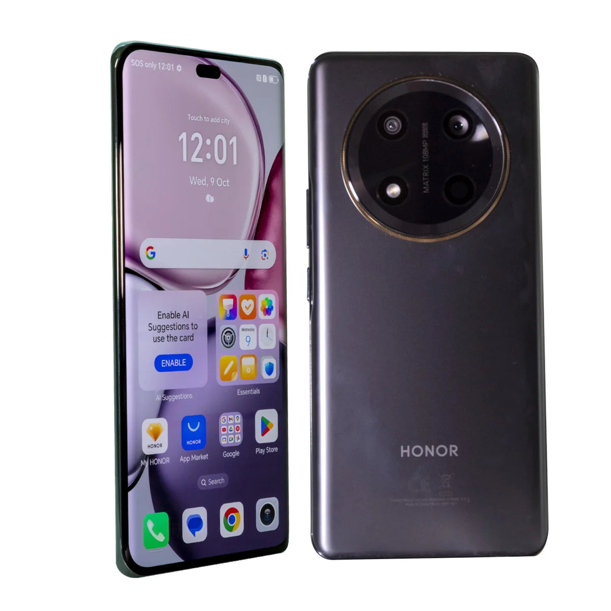 Smartphone HONOR X9c 5G - 12 GB RAM, 256 GB stocare, ecran de 6,78 inci, rată de reîmprospătare de 120 Hz, ecran curbat, cameră principală de 108 MP, sistem triplu de camere, baterie de 6600 mAh, Android 14, conectivitate 5G, dual SIM