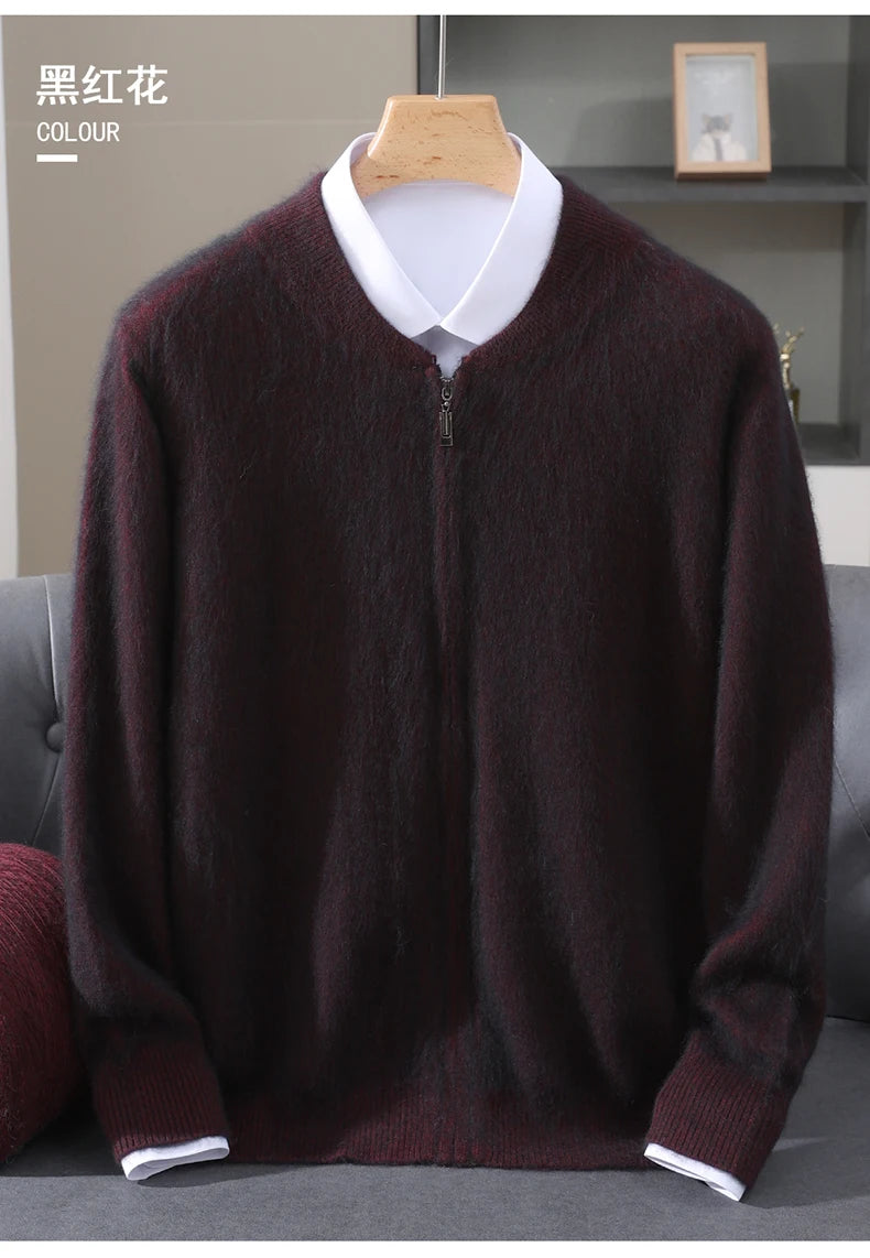 Snaoutofit Stehkragen Reißverschluss - Nerz Kaschmir M