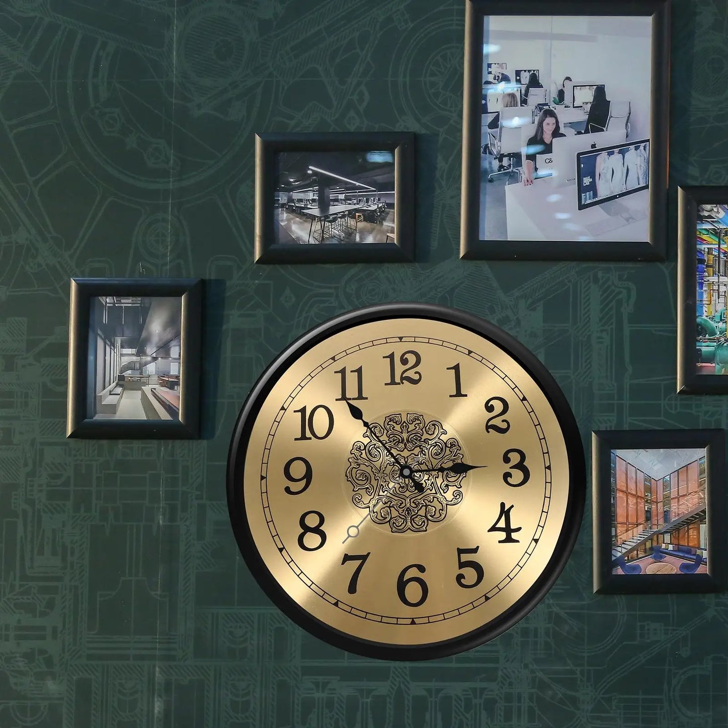 Wall Clock Dial DIY Clock Dial Digital Clock Dial Replacement Clock Dial Accessory Round Clock Dial Wall Dial DIY Clock Part