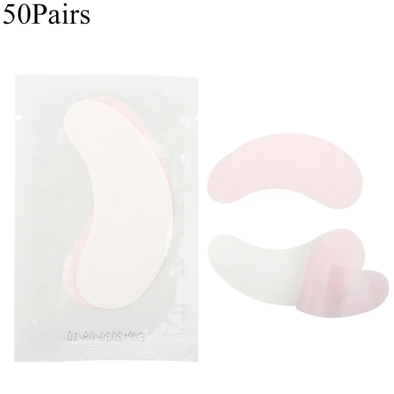 LashPro GelPads Augen Patches - 50 Paare Fusselfrei 7x3cm