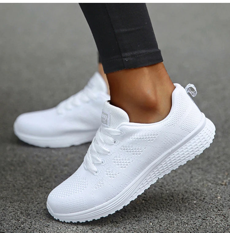 Women's Sneaker Fashion 2025 New Breathable Shoes Women Vulcanized Sneaker Woman Lace Up Tenis Feminino Sneakers For Women