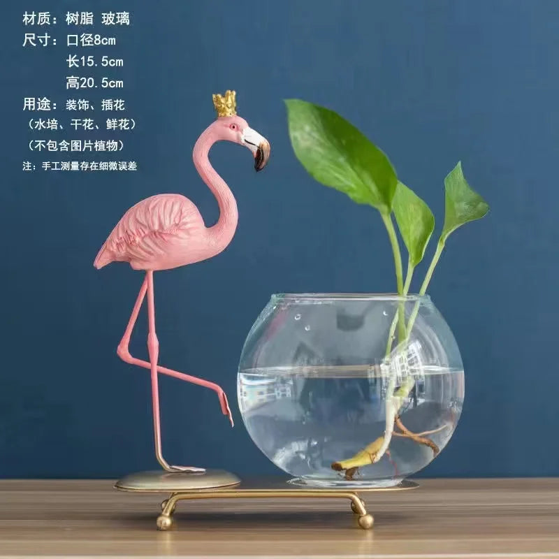 Creative Hydroponic Plant Vase Glass Transparent Container Dish Water Planting Flower Pot Living Room Decoration Decoration