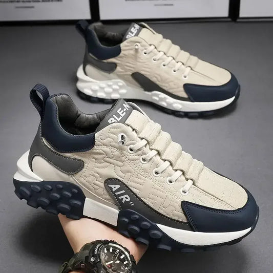 Men Shoes Cross Border Platform Rubber Men's Sneaker Summer Men Sneakers Non-Slip Male Tennis Shoes Gym Running Sports Shoes - Golden Bridge Store