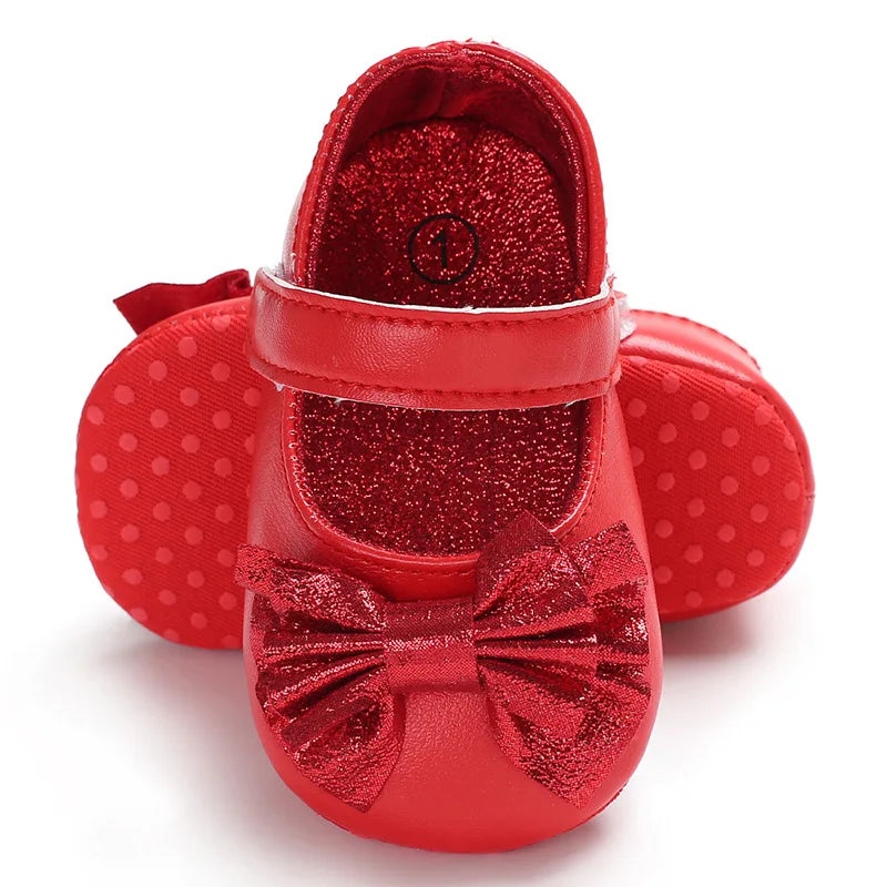 BabyStep Lauflernschuh Schleife - Weiche Sohle 10 Cm