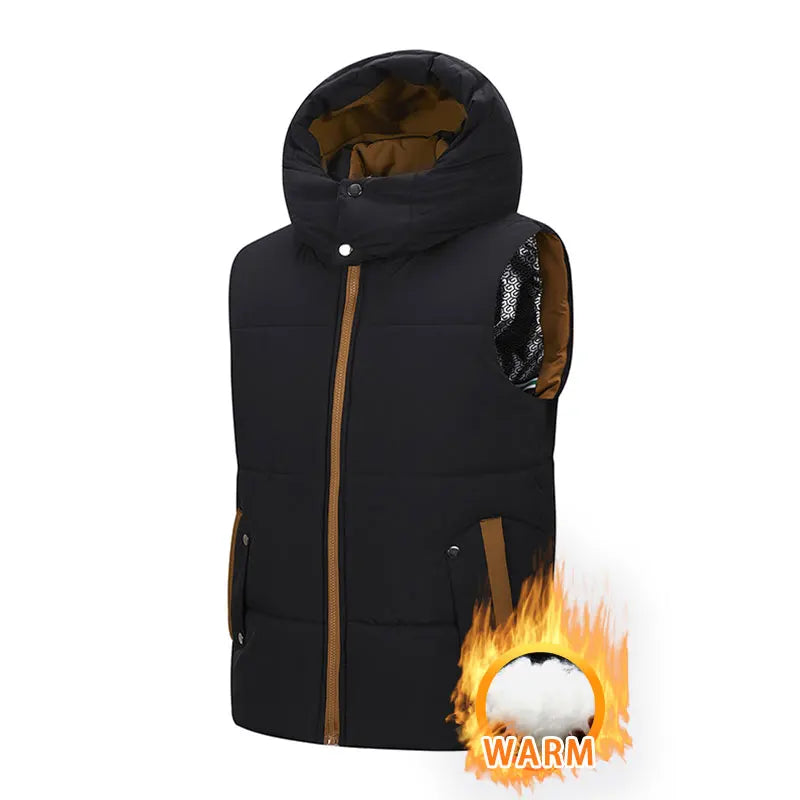 Ippolich Weste Winddicht - Kapuze, Gr. L, Polyester