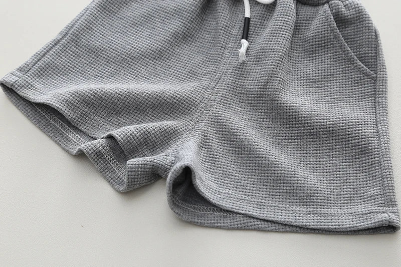 Seturi de îmbrăcăminte pentru copii de vară, băieți și fete, tricou cu desene animate, pantaloni scurți, 2 buc/set, costume sport pentru copii, treninguri din bumbac, pentru copii