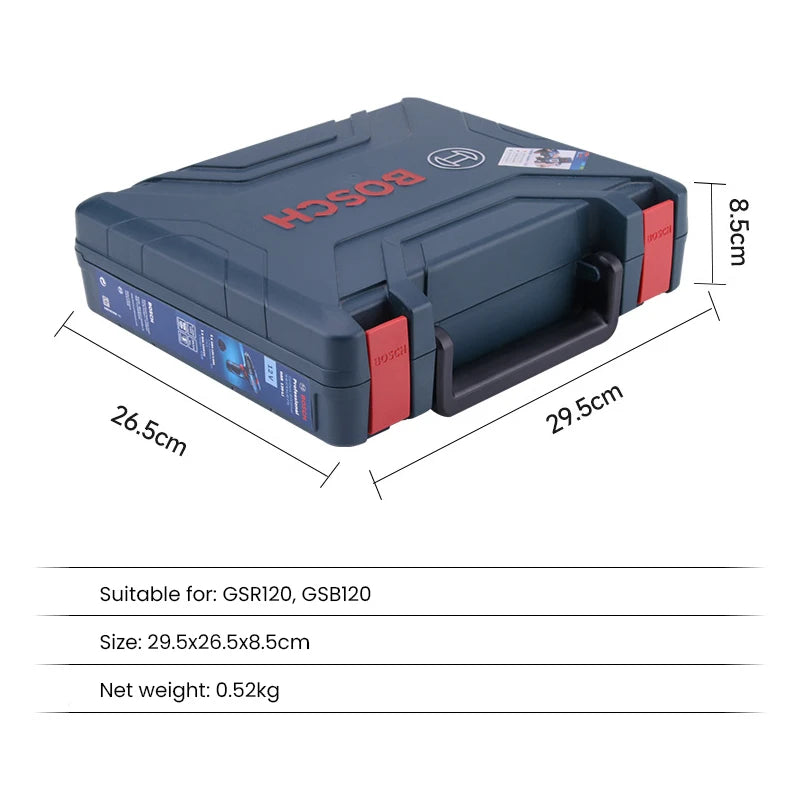 Bosch Tool Box Portable Plastic Storage Case