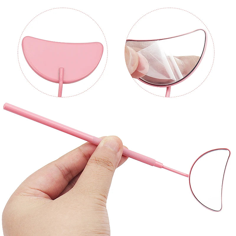 LashPro Mondspiegel Abnehmbar - Edelstahl 10cm Wimpern