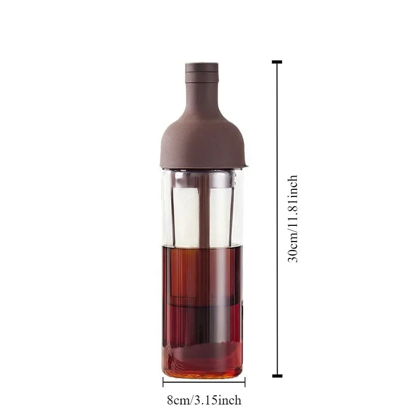 Borosil Coldbrew Glas Kaltaufgusskanne - 500ml Borosilikat