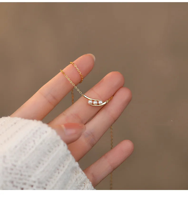 OBEAR XL864 Perlenanhänger Luxus Damen - 925 Silber 1.2g