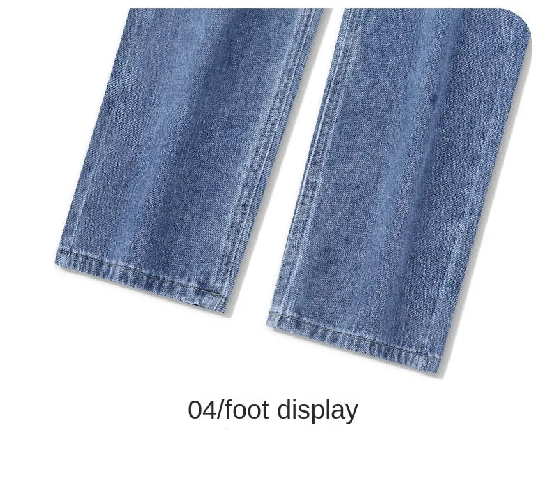 Guangdong Jeans Lockere Passform - 100% Baumwolle Weit