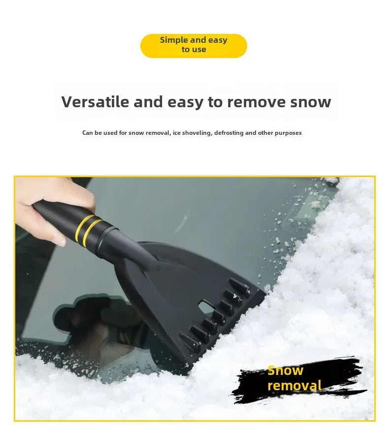 TOFAR Car Snow Shovel Multi-functional Glass Defrost Ice Scraper Snow Sweeping Shovel Winter Window Windshield Clearing Tool