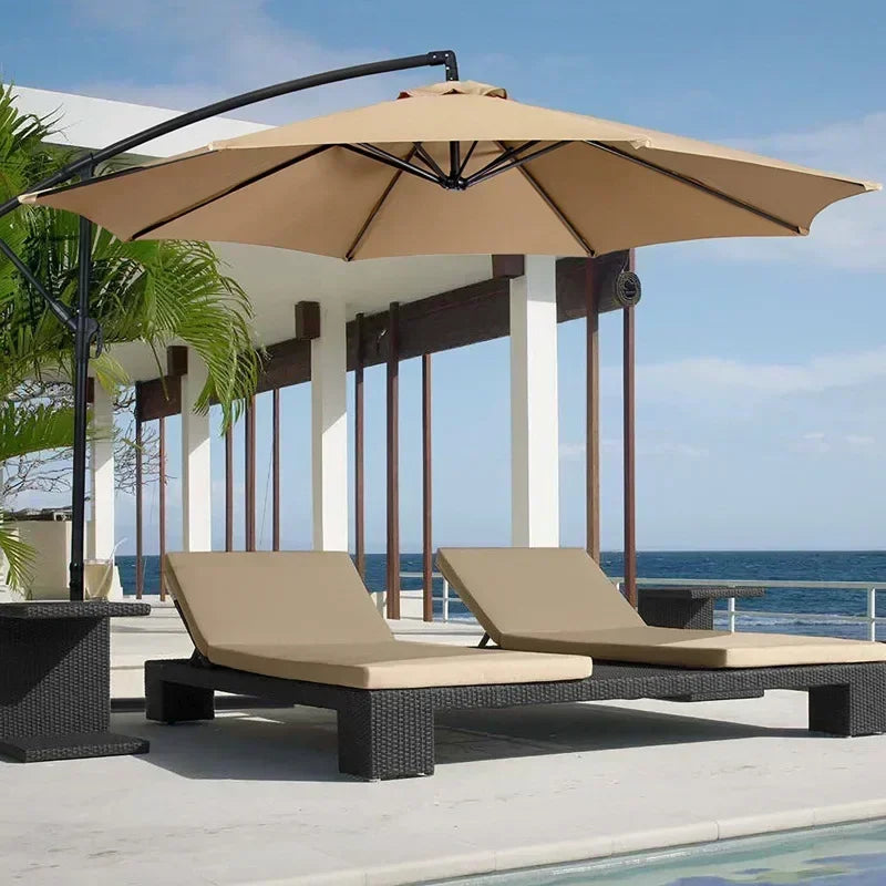 Sonnenschirm-Bezug 2025: 2/2.7/3m UV-Schutz Parasol Sonnenschutz Schirm-Bezug - Wasserdicht Garten Strand Ersatzbezug 6/8 Streben