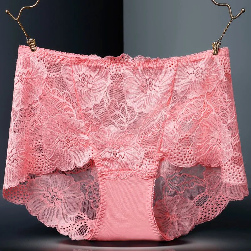 Plus Size Beliebte Unterwäsche Frauen Höschen Slips für Weiblich Hipster Unterhose Elegant Lingerie Spitze Baumwolle Tanga Brazilian Große Größe Beliebter Verkauf