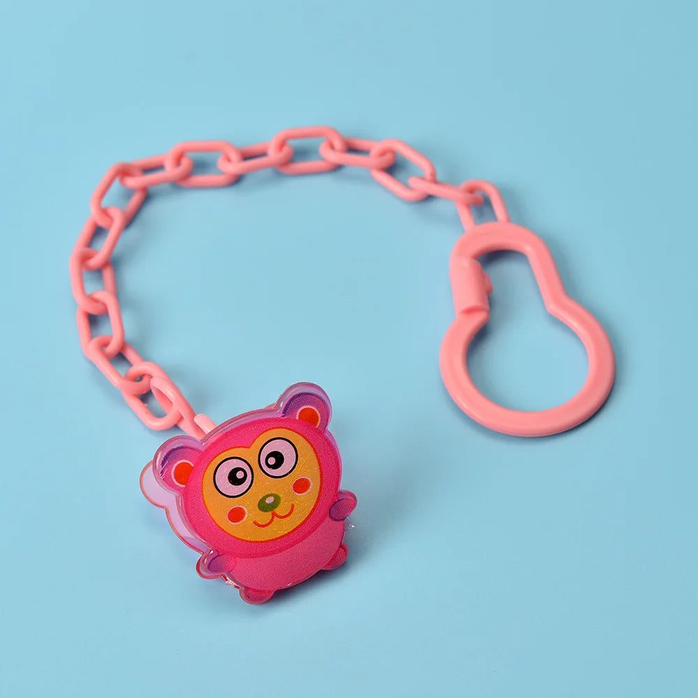 Etyakids Schnullerclip Cartoon Tiere - Clip 0-36 Monate 22cm