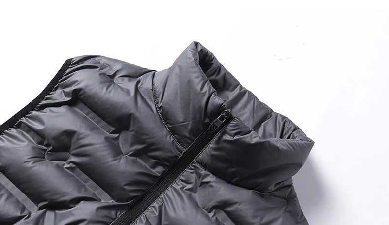 LzllttCN Winter Warme Weste - Ohne Kapuze Wasserabweisend Reißverschluss Taschen Größen Regular