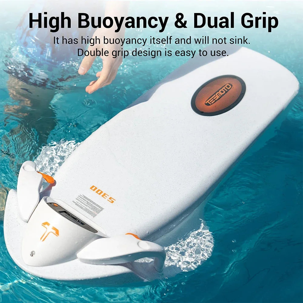 Elektro-Surfboard 2025: TESMOTO S300 Electric Surfboard Up To 80 Minutes Playtime Water Sports Bodyboard Electric Kickboard Women/Men Swimming Pool Collection
