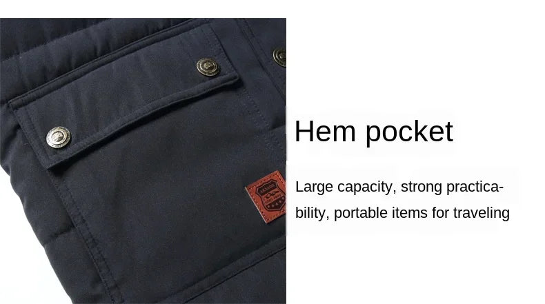 MAINKU Puffer-Weste Leicht Mit Fleecefutter Reißverschluss Größe 8XL - Warme Herren Weste Outdoor